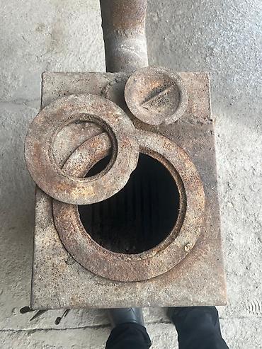 Буржуйки: Печь-буржуйка металлическая, цилиндрическая, чугунная 6000 сом — 5