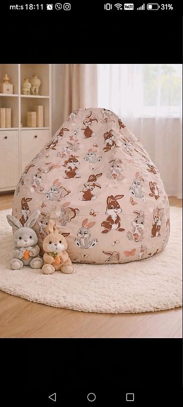 olla rolke: 💟🎉 Dečiji LAZY BAGOVI – omiljeni kutak za igru i odmor! 🎉💟 📏75 cm–do — 5