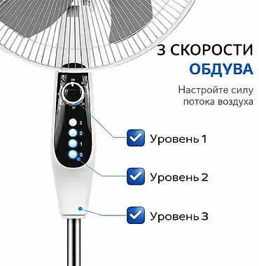 realfone 3310: "Starlux 3310" Ventilyator 3 Sürət Ayarlı 5 Fırlanan qanad 45VT . ❄️ — 4