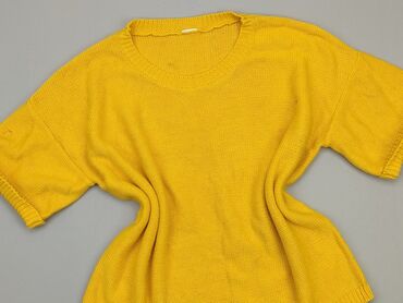 spódniczka w kratkę żółta: Sweter, L, stan - Bardzo dobry