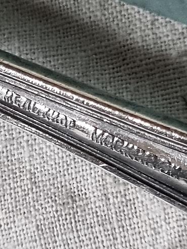 Коллекционные ложки: СССР МЕЛЬХИОРОВЫЙ 1960 год редкий. На ложке написано МОСКВА — 9