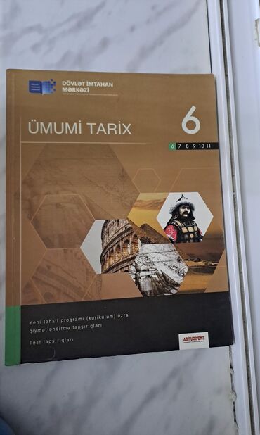 namazov 6 ci sinif calismalar cavablari: Ümumi Tarix 6 cı sinif DİM Qiyməti:4 manat Kitab çox təmiz və