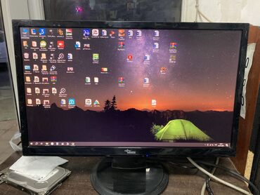 Mətbəx texnikası: 23 Ekran monitor.2 hdmi/1 vga girisi var.Ekranda sekilde gorunduyu