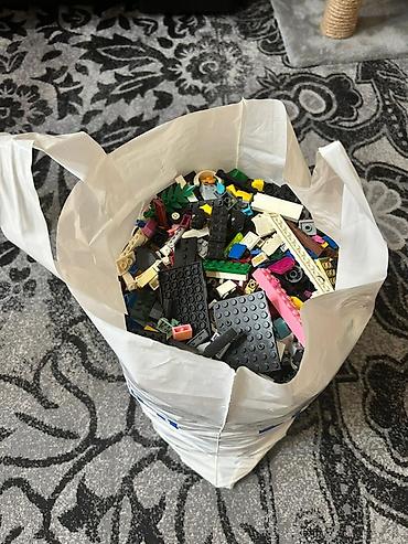 лего кирпичи: Большой микс деталей LEGO (сыпучий лот) - Разнородные кубики и — 4