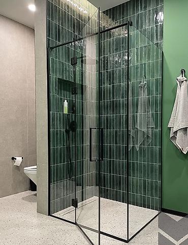 Душевые перегородки и ограждения: Душевая перегородка, как в дизайнерских проектах Минимум металла — 5