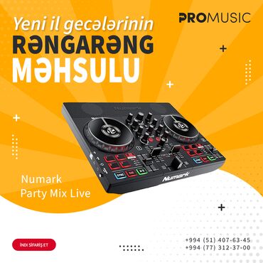 İdman və hobbi: Numark Party Mix Live ( Yüksək keyfiyyətli Numark Party Mix Live