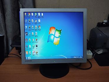 Monitorlar: Samsung SyncMaster LCD MONİTOR Model: 173V. 17-düym ekrandır — 6