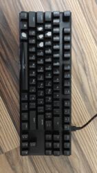 клавиатура мыш: Клавиатура, HyperX, Механическая, Проводное подключение, Размер: 65%