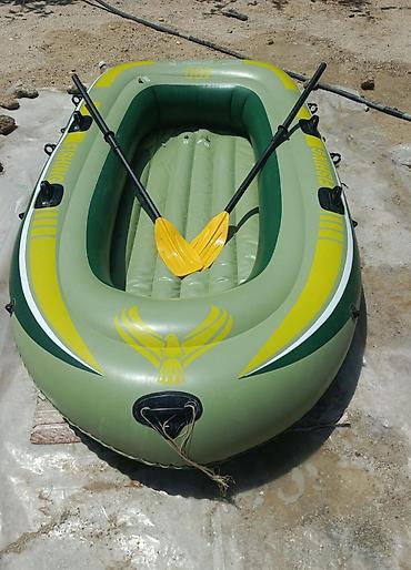 Ovçuluq və balıqçılıq: Şişmə qayıq – “Fishing 400” modeli - Rəng: zeytun-yaşıl/göy-yaşıl və — 1