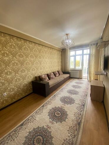 квартиры в районе пишпек: 2 комнаты, 52 м², Элитка, 6 этаж, Косметический ремонт