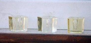 Sveće i svećnjaci: Tri mala staklena svećnjaka - Scandinavian design. Scandinavian — 7