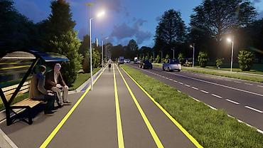 Фасадные 3D панели: Архитектурная 3D-визуализация уличной инфраструктуры Профессиональные — 10