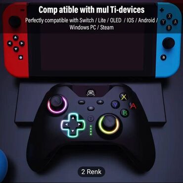 oyun komputerleri qiymeti: 3 Ədəd Joystick. 1.Nintendo Switch. Pc və Android üçün uyğundur