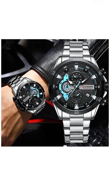 honor bend: Мужские наручные часы Curren Chronograph - Кварцевый хронограф с — 3