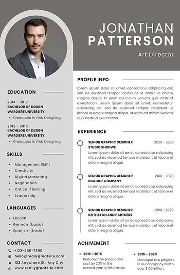 Работа: Peşəkar və modern Cv-lərin hazırlanması - Müasir, minimal və oxunaqlı — 1