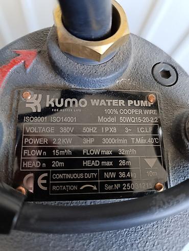 pump: Погружные дренажно-фекальные насосы Kumo WATER PUMP (серия 50WQ) — 3