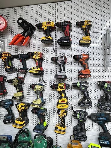 Шуруповерты: Аккумуляторные дрели‑шуруповерты . Доставка по г.Бишкек бесплатно🚚✅ — 1