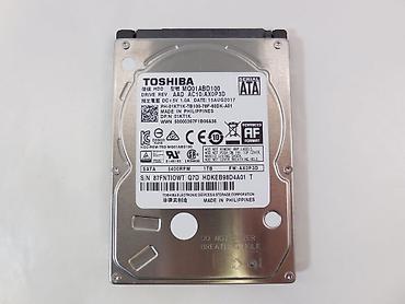usb hard disk satilir: Toshiba 1TB 2.5" Hard disk yaxşı vəziyyətdə - Tutum: 1 TB - — 1