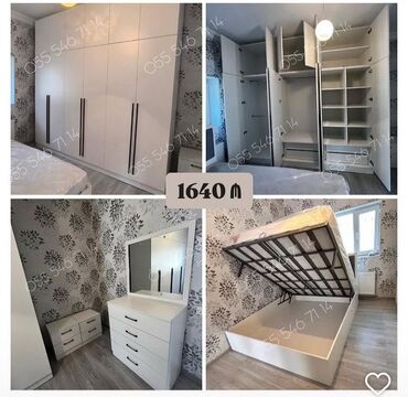 yatag otagi mebel: Двуспальная кровать, 2 тумбы, Шкаф, Трюмо, Новый
