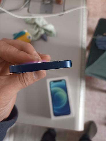 Apple iPhone: IPhone 12 mini, Б/у, 64 ГБ, Голубой, Кабель, Коробка, 75 % — 8