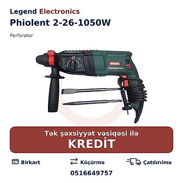 disk yonan aparat: Elanın adı: Perforator Phiolent 2-26-1050W Məhsul təsviri: - — 1