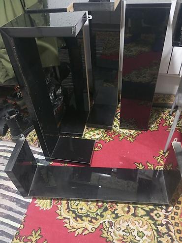 Тумбы и подставки для телевизора: Тумба и подставка для телевизора, Напольная, ЛДСП, цвет - Черный — 11