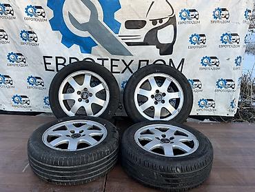 Колеса в сборе: Колеса в сборе 205 / 55 / R 16, Лето, Б/у, Комплект, Легковые, Литые, отверстий - 5 — 1