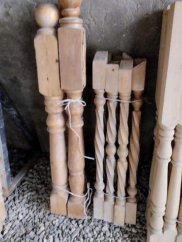 Новое на lalafo: Mərhələli torna işləməli taxta balyastrlar və dirəklər - Material — 3