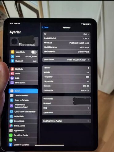 ipad pro 10 5: İşlənmiş Apple iPad Pro 11 (2022), 11", 256 GB, Ünvandan götürmə, Pulsuz çatdırılma