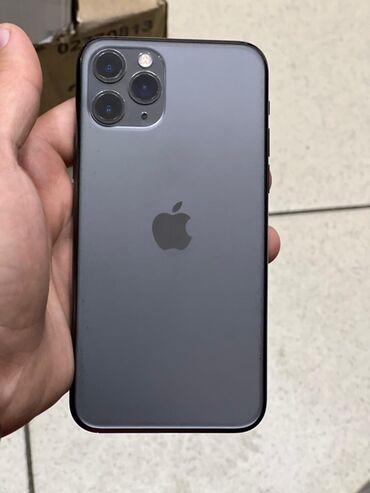 айфон 11 расрочка: IPhone 11 Pro, Колдонулган, 256 ГБ, Күмүш, Коргоочу айнек, Каптама, 80 %