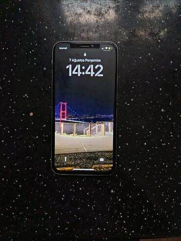 apple ноутбук бу: IPhone X, Gümüşü, Face ID
