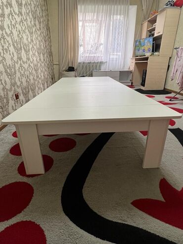 столы для зала: Для зала Стол, цвет - Белый, Новый