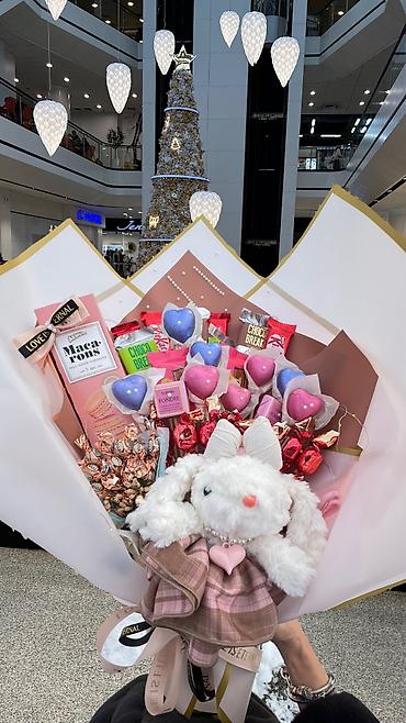 Подарки и сувениры: Шоколадный букет с игрушкой 🔥 Цена по акции 1750 сом В НАЛИЧИИ!!🔥 🚕 — 4