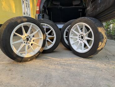 runx alex: Дөңгөлөктөр монтажда 245 / 45 / R 18, Жай, Колдонулган, Комплект, Жеңил унаалар, Куйма, тешиктери - 10