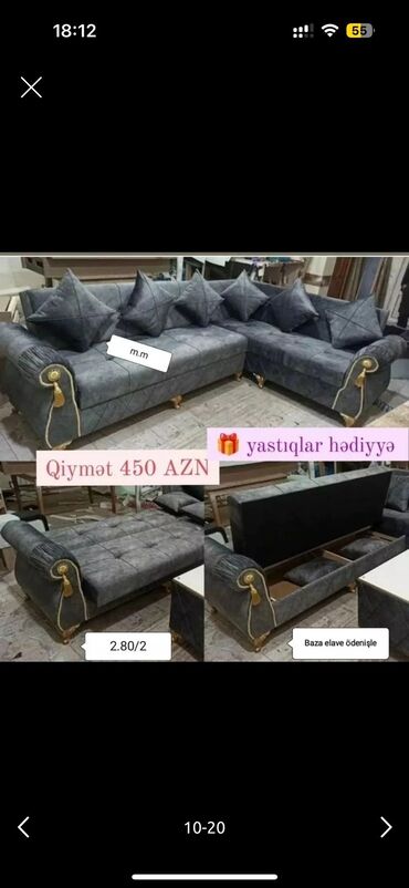 Divanlar: Künc divan, Yeni, Açılan, Bazalı, Parça, Şəhərdaxili pulsuz çatdırılma -da lalafo.az — 5 Divanlar: Künc divan, Yeni, Açılan, Bazalı, Parça, Şəhərdaxili pulsuz çatdırılma — 5