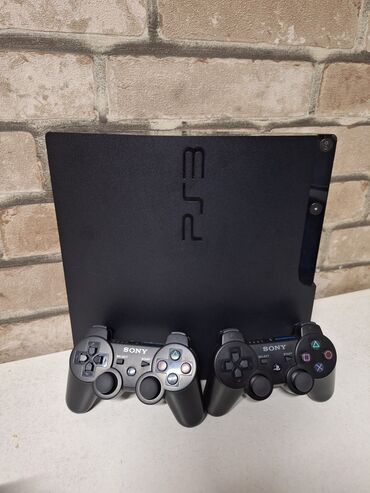 PS3 (Sony PlayStation 3): Playstation 3 slim Прошитая Внутри 15 игр установлены Состояние