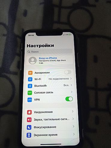 14 про бу: IPhone X, Б/у, 256 ГБ, Space Gray, Кабель, 100 % — 1