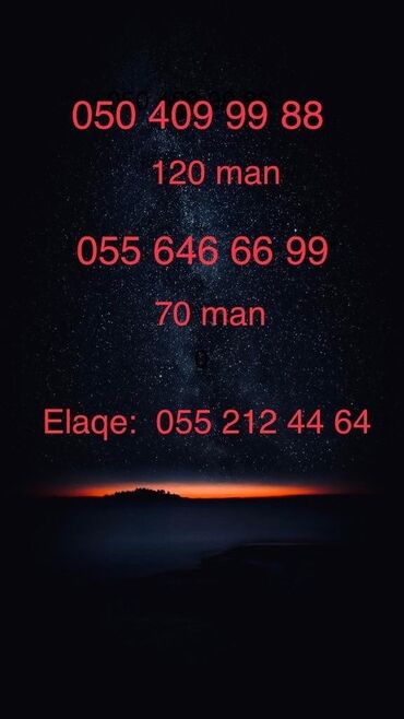 naxcivan ev telefon nomreleri: Number: ( 055 ) ( 6466699 ), Yeni