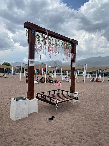 Иссык-Куль 2026: Коттедж, Палм Бич ЦО Palm Beach, Чок-Тал, Детская площадка, Парковка, стоянка, Охраняемая территория — 7