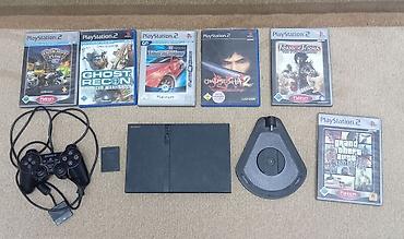 ps3 dualshock: PlayStation 2 Slim almaniyadan gətirilib dəmir lazer yanında 5 ədəd — 1