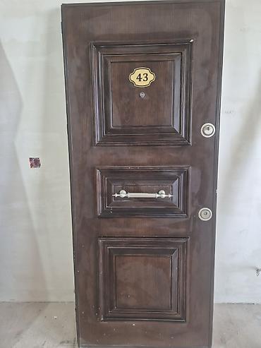Qapılar və aksessuarlar: Dəmir təhlükəsizlik qapısı və qutu dəsti - Material: möhkəm metal — 2