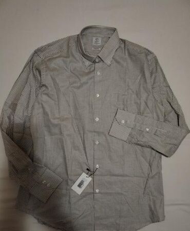 new yorker online: Shirt Long sleeves, 2XL (EU 56), Dilbar, color - Brown, Cotton