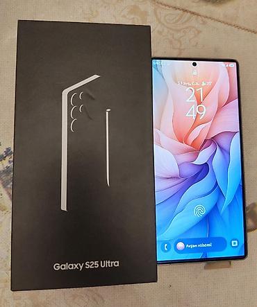 note 20 ultura: Samsung Galaxy S25 Ultra, 256 GB, rəng - Gümüşü, Sensor — 6