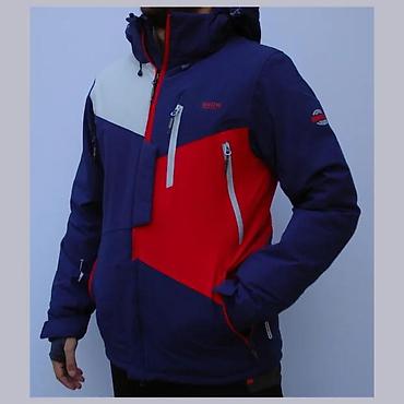 stari tech fleece: Ski/snowboard jakna – muški model, trobojna (tamno plava, crvena — 1