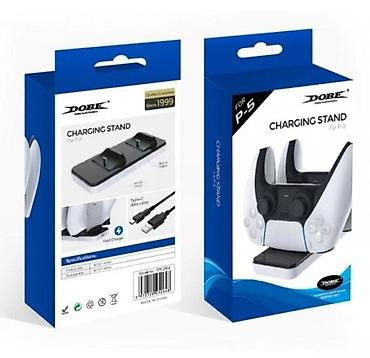 tesla charger: PS5 Charger station Playstation 5 pultlari üçün charger. İki pultu — 4