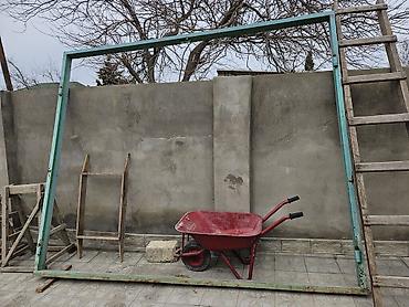 Həyət darvazaları: Metall darvaza - Material: qalın metal təbəqə və künc profillər — 5