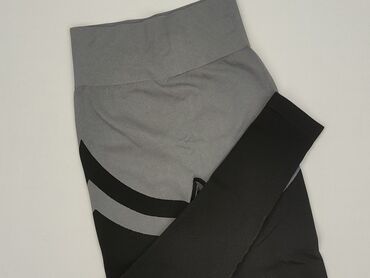 krótkie legginsy prążkowane: Leggings Sports for women, size S (EU 36)