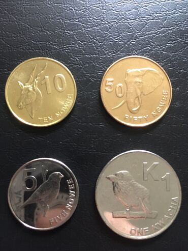 Монеты: Монеты Замбия без обращения