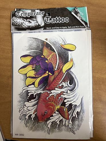 Тату, пирсинг: Временные татуировки — 4