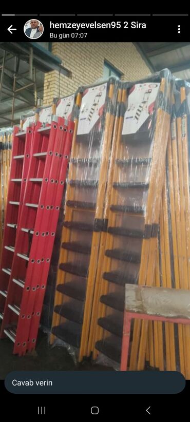 Nərdivanlar: DİQQƏT: Mağaza deyil.Anbar şirkət satışıdır.Hər çeşiddə Nərdivanların — 10